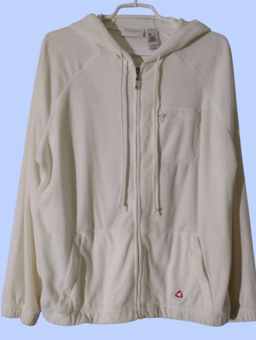 Vintage Liz Claiborne full-zip hooded sweatshirt